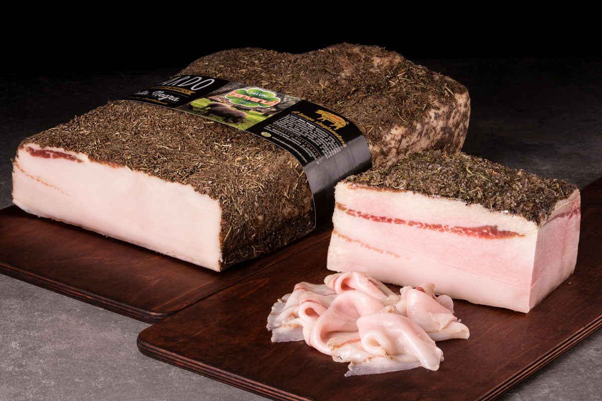 Lardo di Pata Negra Sottovuoto 1,9Kg Salumi Benvenuti
