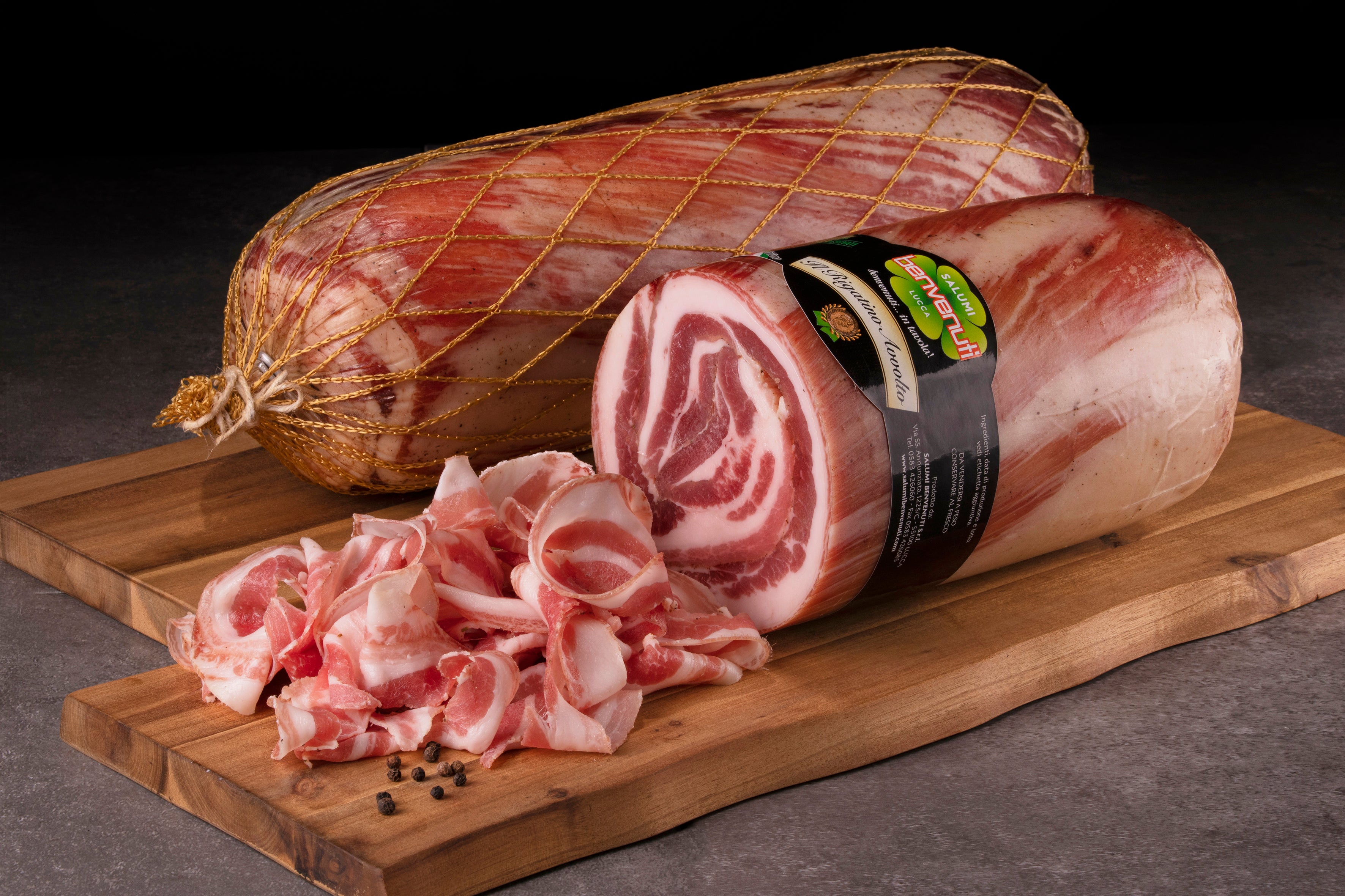 PANCETTA, GUANCIALE & LARDO Salumi Benvenuti